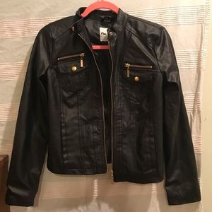 Never worn Leather jacket!!!!